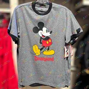 Disney Gray Mickey Mouse Short Sleeve Tee